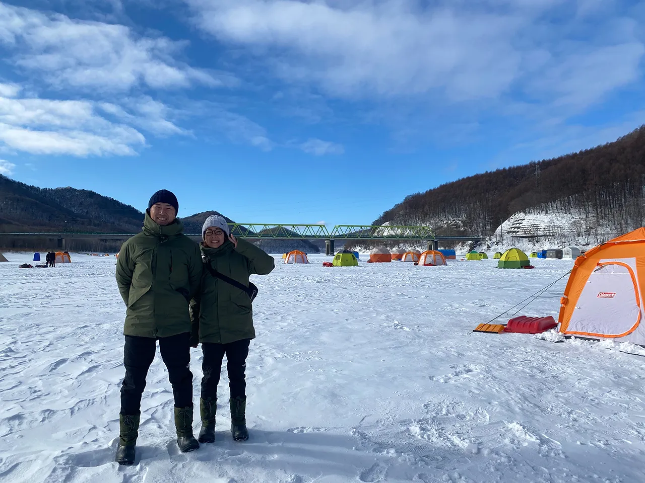 Wakasagi ice fishing experience